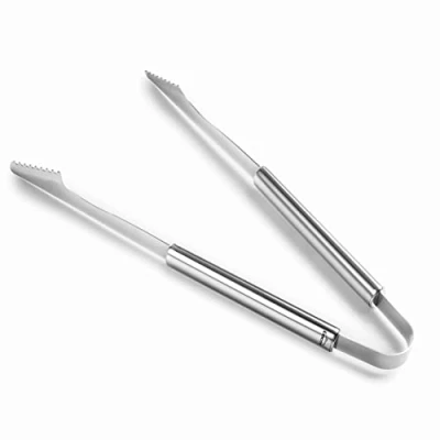 Imagen de Lacor 60265 Pinza BBQ de Acero Inoxidable, ideal para coger carne, Mango Ergonómico, Apto Lavavajillas, 43,5 cm, Inox