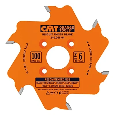 Imagen de CMT 240.006.04 galletas Junta cuchilla, (diámetro x 6 dientes, ptfe coated.