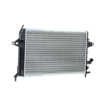 Imagen de NRF EASY FIT 506616 Radiador, refrigeración del motor Aluminio 600 366 42 con arandela de caucho Aletas soldadas OPEL: Astra G CC