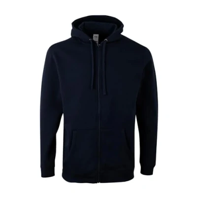 Imagen de Mukua Byron; Sudadera unisex con cremallera y capucha; color Navy; talla 3XL