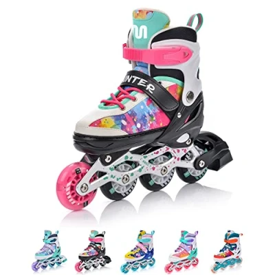 Imagen de meteor Patines Línea 4 en 1 para Niños Jouvenes y Adolescentes Mujer Hombre con ABEC7 Forro Interior Tamaño Ajustable