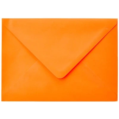 Imagen de Clairefontaine 5652 C Pack de 20 sobres 16, x 22, 90 0, 10 cm, color Clémentine 16.20 22.90 0.10