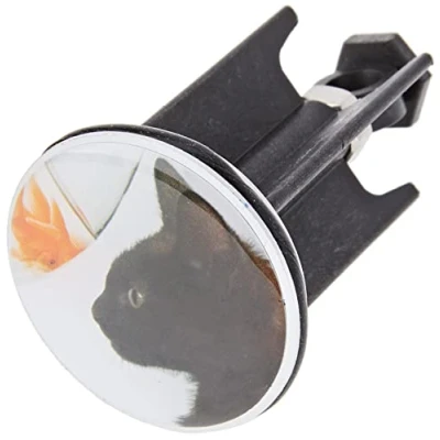 Imagen de Wenko Tapón para desagüe Pluggy Cat Todos los desagues usuales en el Comercio Multicolor