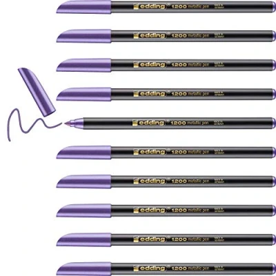Imagen de Rotulador edding punta fibra 1200 violeta metalizado n 78 redonda 1 3 mm