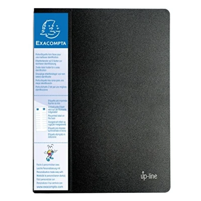 Imagen de Exacompta 88601E Carpeta de 60 fundas, A4, color negro