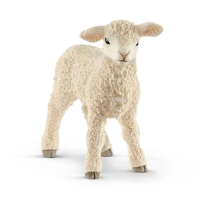 Imagen de SCHLEICH 17069 Cordero, a Partir de 3 años, Figura Juguete Farm World, 5 x 2 cm