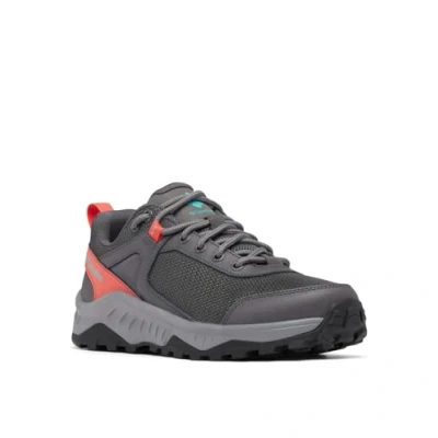 Imagen de Columbia Trailstorm Ascend WP Zapatillas de senderismo, Mujer, Talla: 42, Dark grey/red coral Zapatos