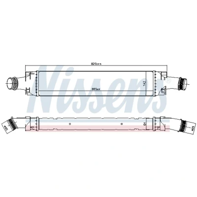 Imagen de NISSENS 961466 Intercooler AUDI: A5 B9 Sportback