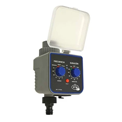 Imagen de S&amp;M 590054 Programador de Grifo 1 Salida para riego automático H M, Color Gris/Negro, 3/4&quot;