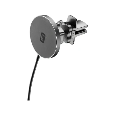 Imagen de Cargador coche CellularLine Touch Air Mag, Inalámbrico, Para iPhone 12 y posteriores, 7.5 W, Soporte 360º, Negro