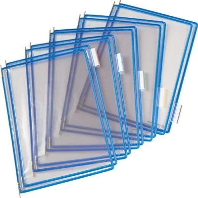 Imagen de Funda para portacatalogo tarifold din a4 color azul pack de 10 unidades