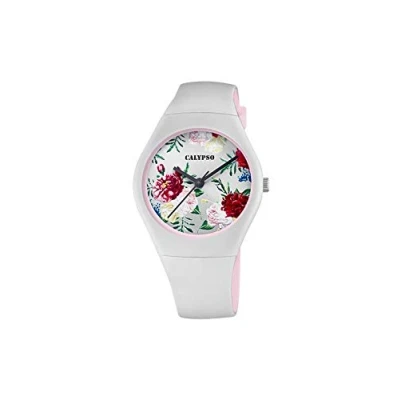 Imagen de CALYPSO Reloj Modelo K5791/1 de la colección Sweet Time, Caja 39 mm Correa Caucho Blanco para señora