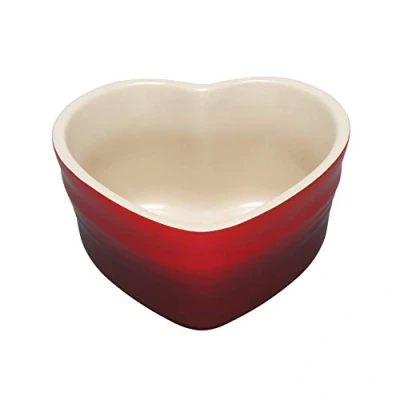 Imagen de Le Creuset Cuenco corazón de cerámica gres, 0, 3L, Cereza, 91002926060000