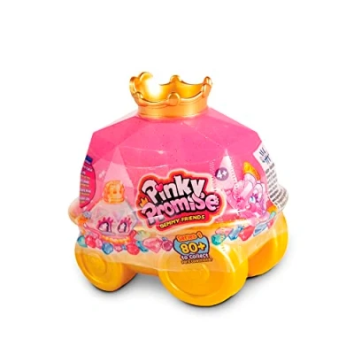 Imagen de Bizak Pinky Promise Carroza Real con Pinzas de Pelo customizables y Gemas para coleccionar. Hay hasta 84 Diferentes. Las miden 3 cm (64320002)