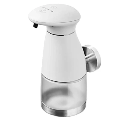 Imagen de AMARE Luxus Sensor 8700 2040 050 Dispensador de jabón (con batería, 48 x 8 5,5 cm, plástico, Acero Inoxidable), Color Blanco