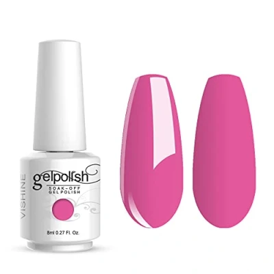 Imagen de Vishine C07 Esmalte en gel semipermanente de uñas, 8 ml, UV, LED, 239 colores, para manicura