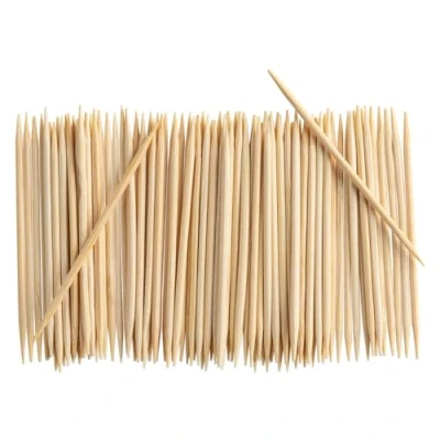 Imagen de Comfy Package, [2000 unidades] Palillos de dientes madera bambú redondos doble punto, Mondadientes