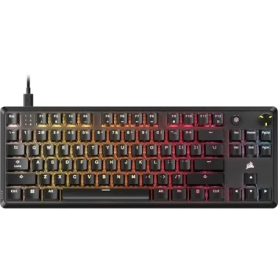 Imagen de Corsair K70 Core TKL RGB Tenkeyless Teclado mecánico para Juegos Interruptores lineales MLX Red v2 Pre Lubricados Doble Baja Silenciación de Ruido Teclas Disparo ABS QWERTY NA