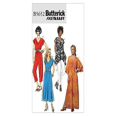 Imagen de Butterick B5652 Patrón de Costura para Confeccionar Ropa Mujer (5 Modelos Diferentes) [en inglés y alemán]