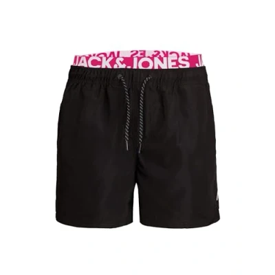 Imagen de JACK &amp; JONES JJIARUBA JJSWIMSHORTS AKM DB WB SOL 12169635, Pink Gio, M