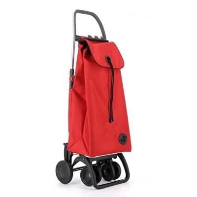 Imagen de Carro Rolser I MAX MF 4 Ruedas 2 Giratorias Plegable Rojo