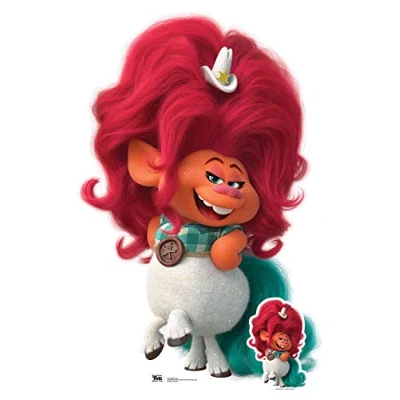 Imagen de Star Cutouts Ltd SC1499 Delta Dawn Trolls Standee/Standup/Cutout Altura 136cm Ancho 91cm Multicolor