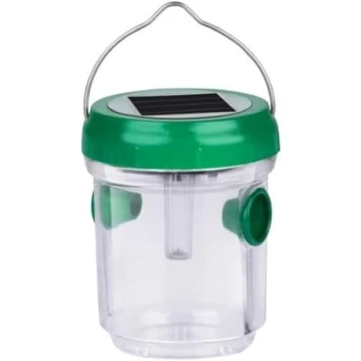 Imagen de Grundig Trampa para Avispas con lámpara Solar 7 x 9 cm 6 a 8 Horas de energía Gancho Colgar