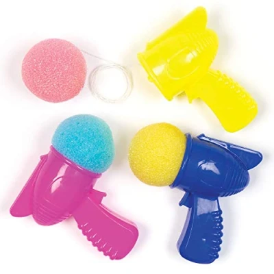 Imagen de Baker Ross Lanzadores espaciales de Pelotas Esponja (Pack 6) Bolsas cotillón Infantiles