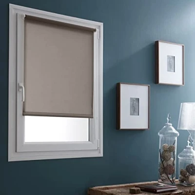 Imagen de madecostore Estor Enrollable sin taladrar, 111 x 170 cm de Ancho