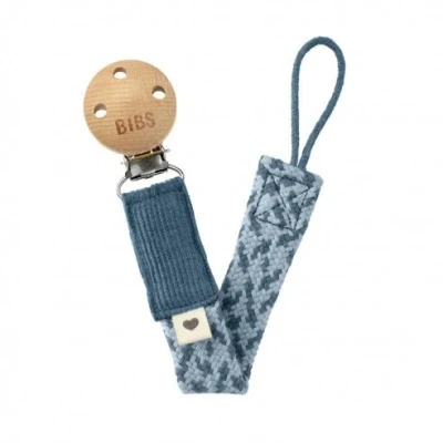 Imagen de Chupetero BIBS Trenzado Petrol/Baby Blue