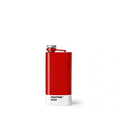 Imagen de Pantone Rojo Hip Flask Red 2035 C, Acero Inoxidable