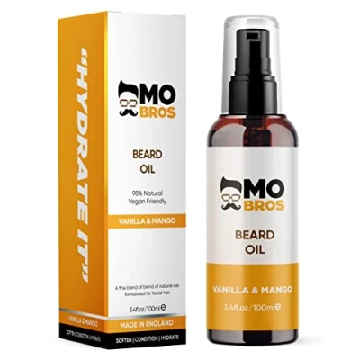Imagen de Aceite para barba con fragancia de vainilla y mango Mo Bro&#039;s