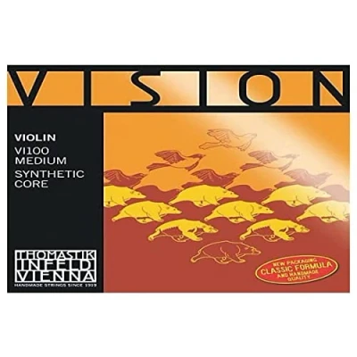 Imagen de Thomastik cuerda para violín 4/4 Vision La núcleo sintético, entorchado aluminio, pesado