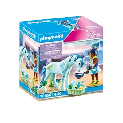Imagen de PLAYMOBIL Fairies 70656 Unicornio con Hada sanadora, a Partir de 4 años
