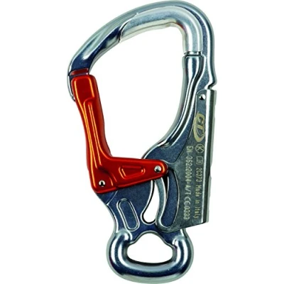 Imagen de Climbing Technology K Advance Shell Mosquetón Doble con Refuerzo de Acero, Color Naranja