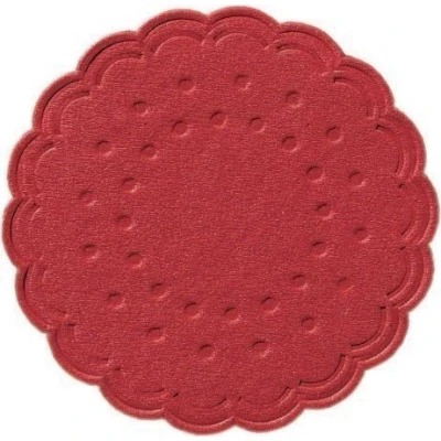 Imagen de Duni Posavasos 8lagig Tissue Uni Rojo, diámetro 7,5 cm, 250 unidades)