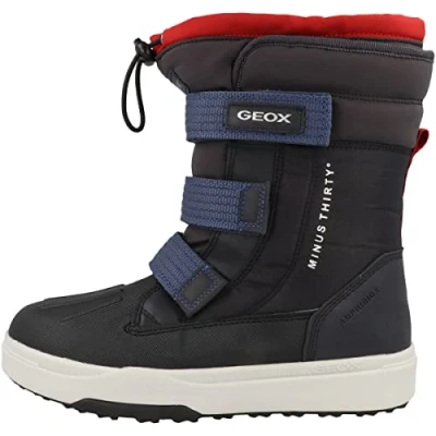 Imagen de Geox J BUNSHEE PG BOY B A, Botas para Niños, NAVY/RED, 32 EU