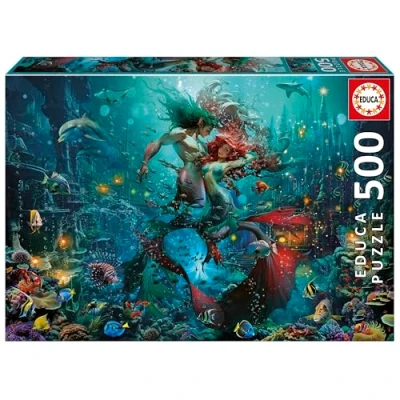 Imagen de Educa Puzzle de 500 Piezas para Adultos Atlantis. Incluye Pegamento Fix Puzzle. Medidas: 48 x 34 cm. A Partir 11 años (20175)