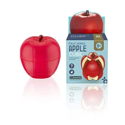 Imagen de Comansi Apple Cube Cubo Mágico de Velocidad. Juego Educativo para desarrollar la Inteligencia y destreza, Multicolor, 7 x 8 cm (1)