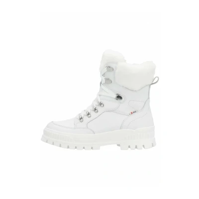 Imagen de Rieker Evolution W2174 Botines para mujer con cordones, plantilla suelta, resistente al agua, RiekerTEX, Blanco 80., 40 EU
