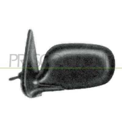 Imagen de Espejo retrovisor Prasco DS0057113 derecha negro manual ajustable desde interior, Ajuste por cable, convexo NISSAN: MICRA 2