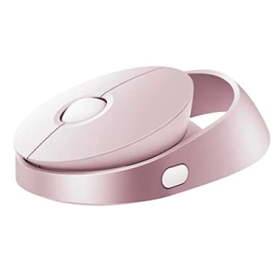 Imagen de Ratón inalámbrico Rapoo Ralemo Air 1, Silecioso, Hasta 10 m, Bluetooth 5.0, 3.0, Plug &amp; Play, 1600 ppp, Rosa