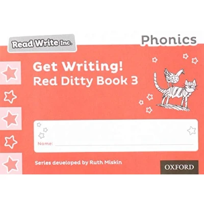 Imagen de Read Write Inc Phonics Get Writing! Red Ditty Book 3 Pack Of 10