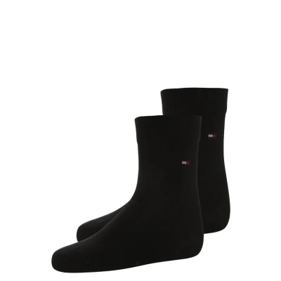 Imagen de Tommy Hilfiger Children Basic 2 PACK Calcetines para niños, Talla: 35 38, Black