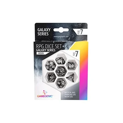 Imagen de Gamegenic Set de Dados para rol Moon (7pcs)