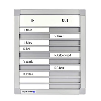 Imagen de Legamaster 7 620100 Presencia tarjeta Professional en and Outboard, color aluminio 26 x 31 cm