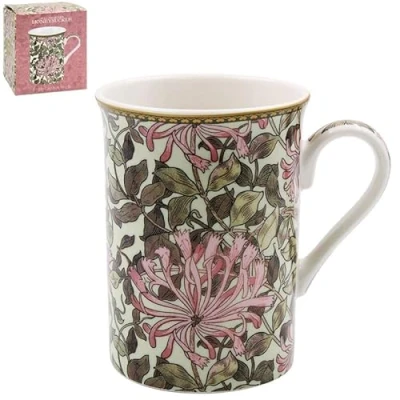 Imagen de Lesser &amp; Pavey Taza de café diseño británico Tazas cerámica para el hogar o trabajo grandes bebidas calientes té y madreselva William Morris