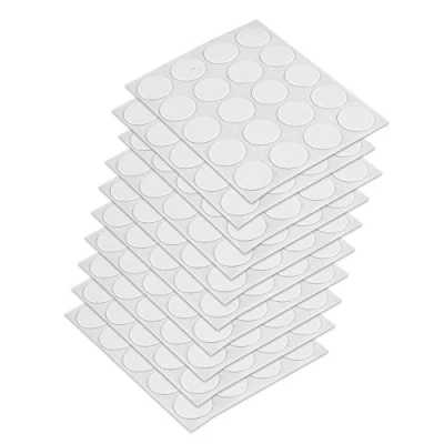 Imagen de Emuca 4026415 Tapa embellecedora adhesiva, Ø13mm, Blanco, Lote de 200 piezas