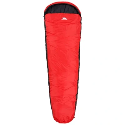 Imagen de Trespass Doze Saco de Dormir, Hombre, Rojo, 230 x 85 55 cm