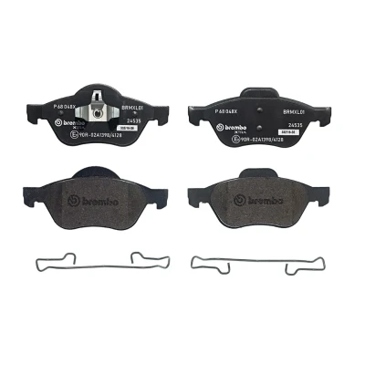 Imagen de BREMBO P 68 048X Juego de pastillas freno excl. contacto avisador desgaste con accesorios RENAULT: MEGANE 2, 2 Stufenheck, CLIO 3